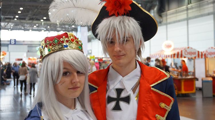 Für Christian, der mit seiner Freundin nach Leipzig kam, ist Cosplay eine Lebenseinstellung.