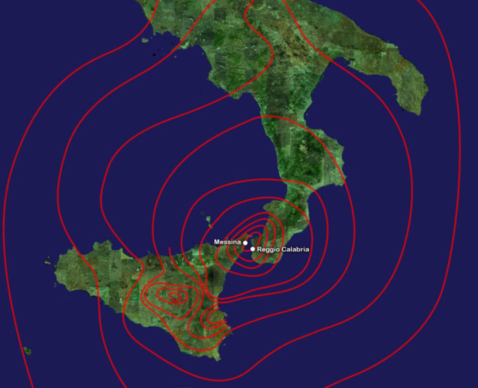 29. Dezember 1908: Messina (Italien). Stärke: 7,5. Es starben 70.000 bis 100.000 Menschen.