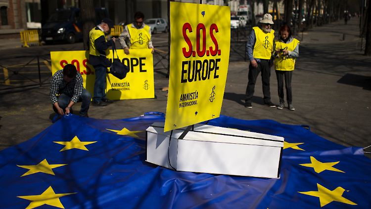 Amnesty International mahnt an, dass Europa mehr Flüchtlinge aufnehmen soll.