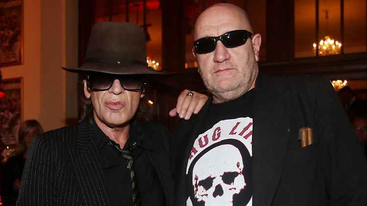 Ein Foto aus vergangenen Tagen: Eddy Kante und Udo Lindenberg.