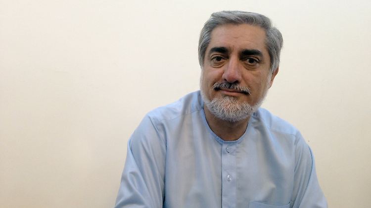Siegessicher: Der afghanische Präsidentschaftskandidat Abdullah Abdullah, in Charikar, Hauptstadt der Provinz Parwan.