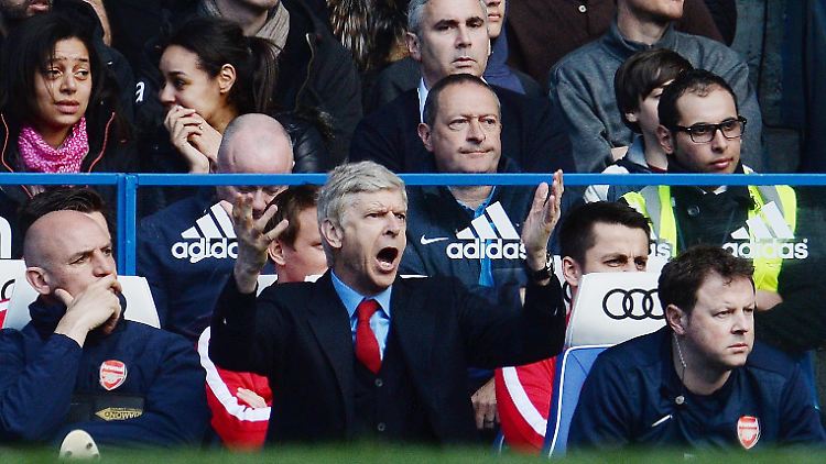 Not amused: Arsene Wenger hatte sich sein Jubiläum als Arsenal-Coach sicher etwas freudenreicher vorgestellt.