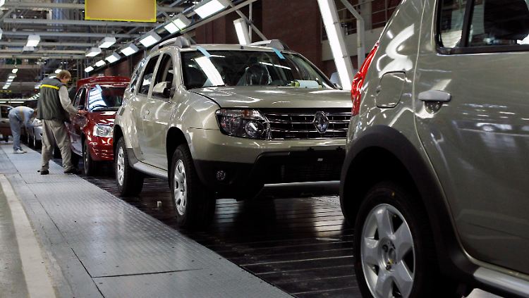 Produktion auf dem Absatzmarkt: Renault baut nahe Moskau. Dies macht etwas unabhängiger von Rubel-Schwankungen.