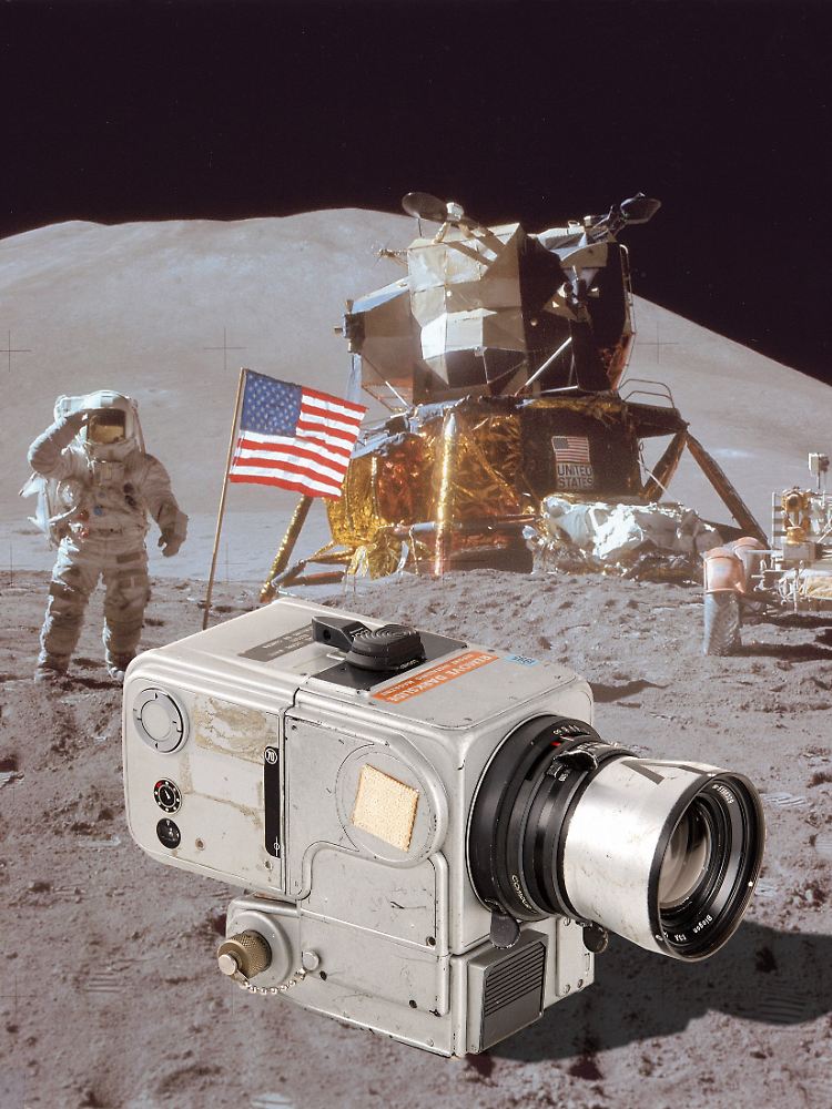 Die Hasselblad Camera "Lunar Module Pilot" auf einem von der Galerie Westlicht in Wien zur Verfügung gestelltem Bild.