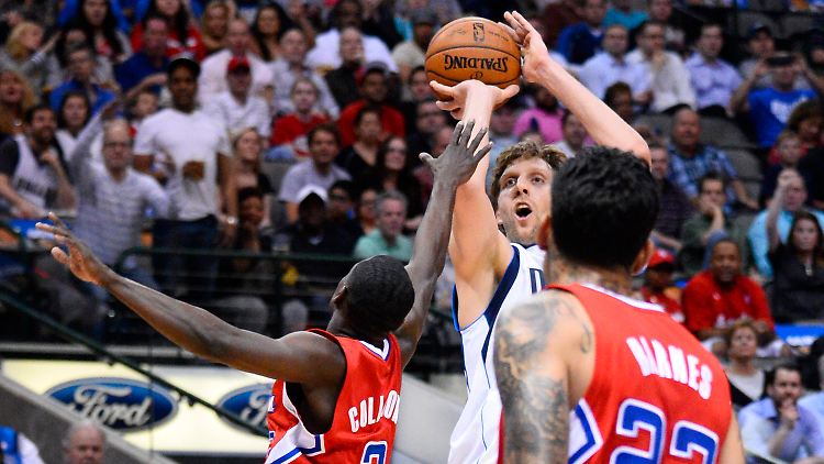 Nowitzki mühte sich - aber vergeblich.