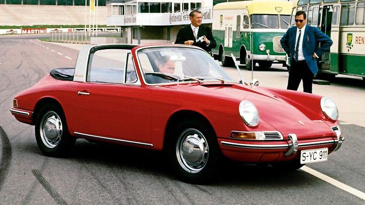 Porsches Ur-Targa: Eigentlich war das Dach eine Notlösung (im Bild: ein 911 Targa des Modelljahrs 1967).