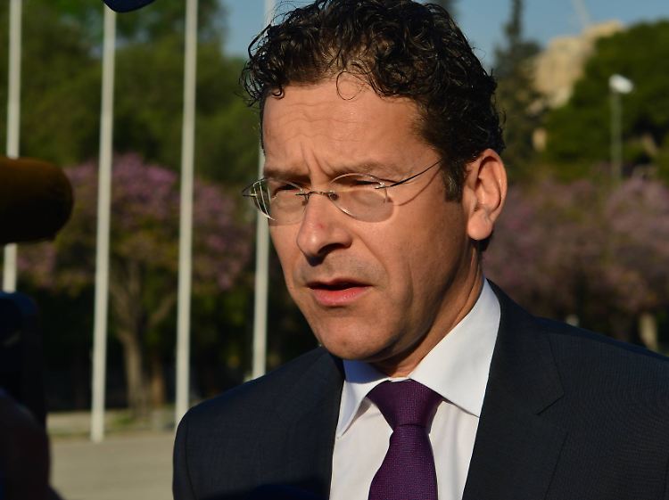 Jeroen Dijsselbloem beim Ecofin-Treffen beim in Athen: Die Finanzminister der EU und der Eurogruppe besprechen mit EU-Beamten und den Zentralbankchefs die Lage.