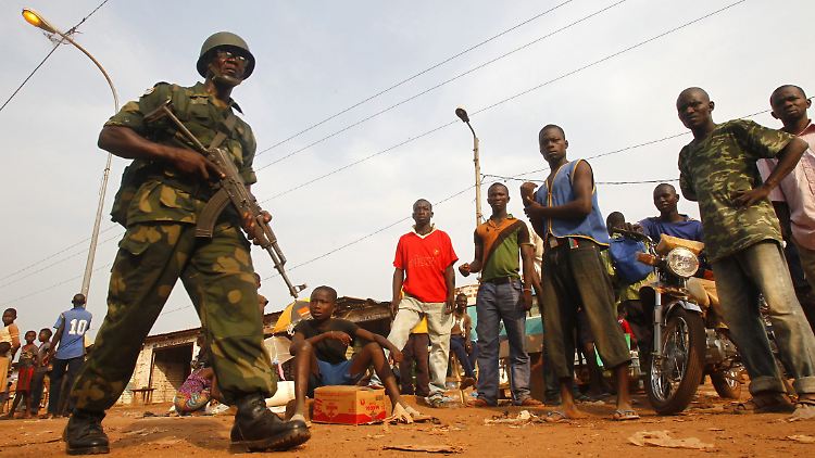 Nur die Präsenz der Soldaten verhindere, dass Muslime in Bangui nicht getötet würden, heißt es.