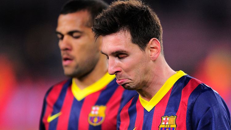 Barcelonas Super Lionel Messi blieb ohne Tor gegen Atletico.