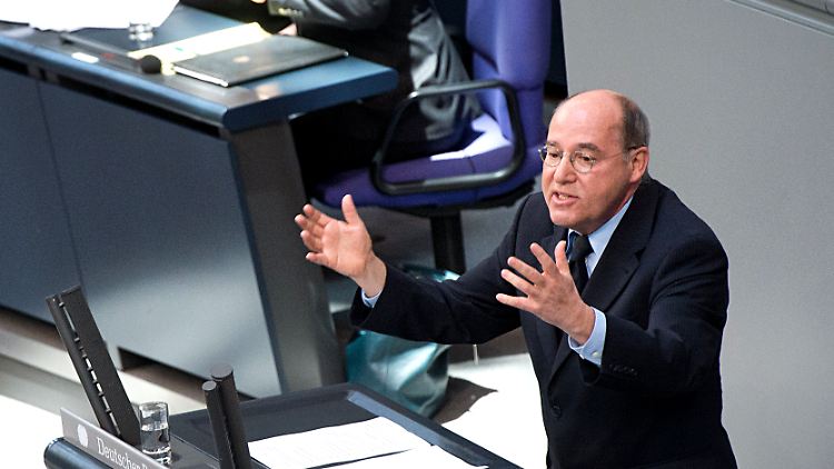 Freut sich über jede zusätzliche Redeminute: Oppositionsführer Gregor Gysi.
