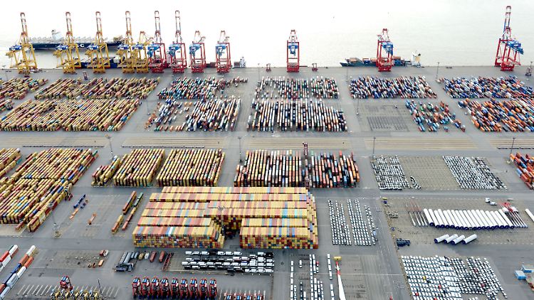 Container in Bremerhaven.