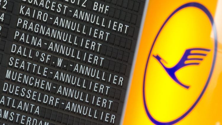 Die Lufthansa hat insgesamt rund 3800 Flüge gestrichen.