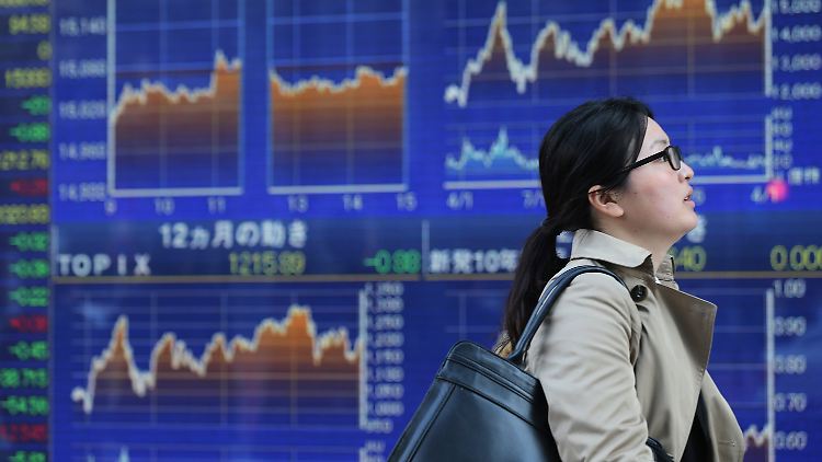 Die Börse in Tokio geht mit leichten Gewinnen ins Wochenende.