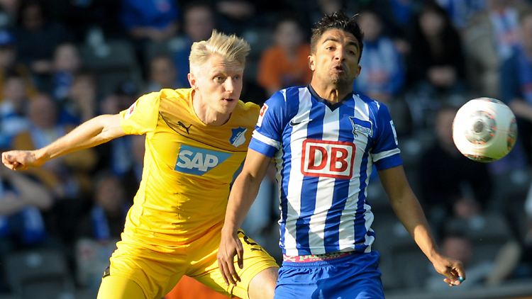 Der Ball war hart umkämpft im Bundesliga-Duell zwischen Hertha BSC und 1899 Hoffenheim.