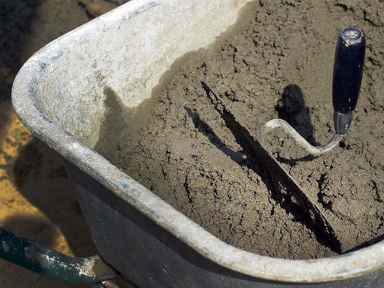 Der Baustoff, von dem Architekten träumen: Vor dem Aushärten lässt sich Zement nahezu beliebig in Form bringen.