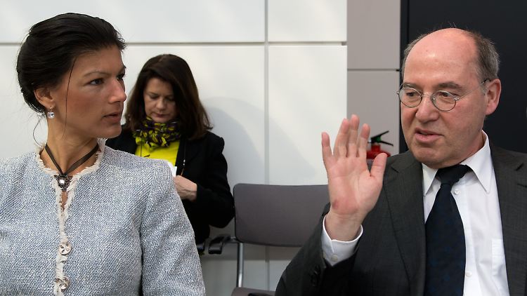Haben Meinungsverschiedenheiten über  Rot-Rot-Grün: Sahra Wagenknecht und Gregor Gysi. 