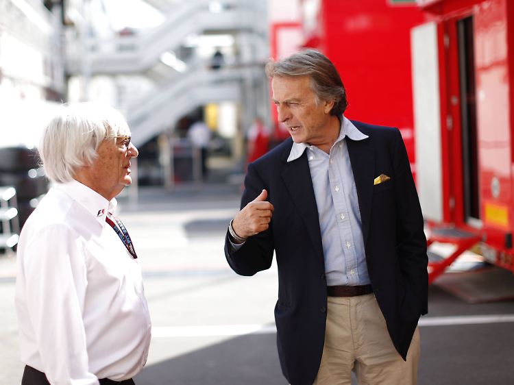 Kritiker der Formel 1: Der große Zampano Bernie Ecclestone und Ferrari-Chef Luca di Montezemolo.