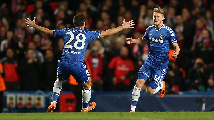 André Schürrle (r.) führte den FC Chelsea ins Halbfinale der Champions League.