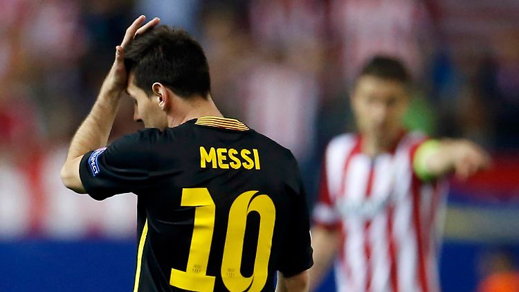 Konnte heute keinen Treffer erzielen: Barcelonas Lionel Messi.