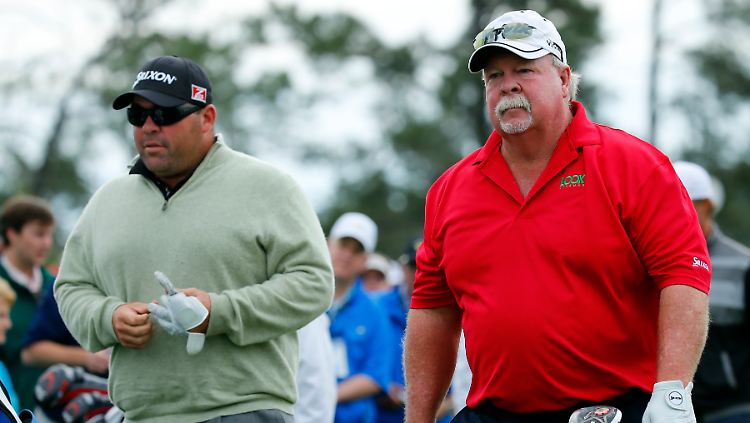 Walrus & Smallrus entsprechen nicht dem gängigen Bild vom austrainierten Golf-Athleten.