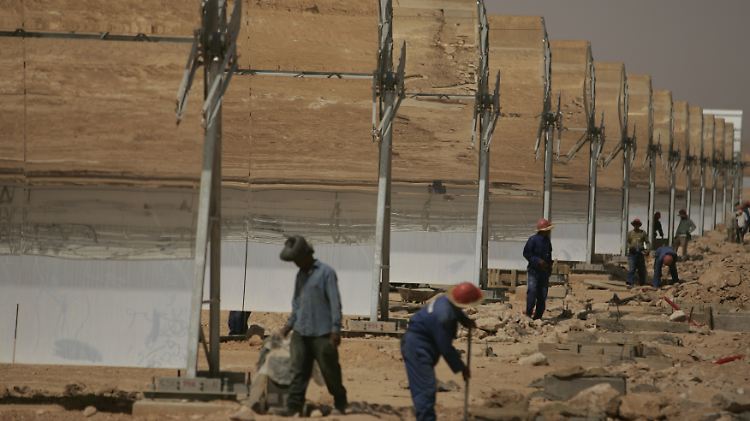 Solaranlagen im sonnigen Afrika sollen einen Großteil der benötigten Energie liefern - auch für Europa.