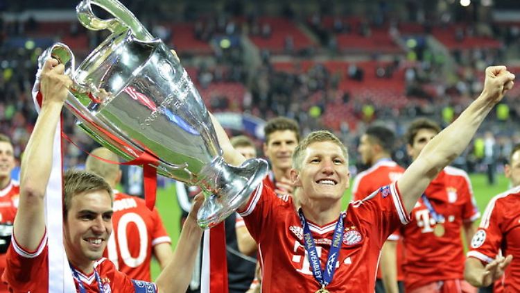 So soll es diesem Jahr wieder ausgehen - Bayern fiebern CL-Halbfinale entgegen.