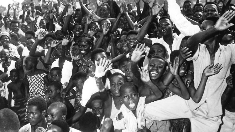 Unabhängigkeitsfeiern in Leopoldville (Kongo) 1960.