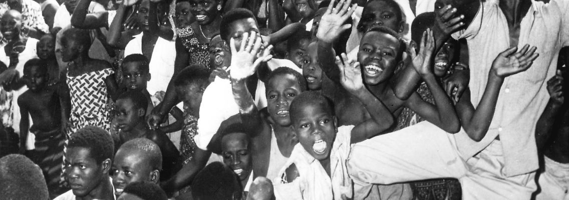 Unabhängigkeitsfeiern in Leopoldville (Kongo) 1960.