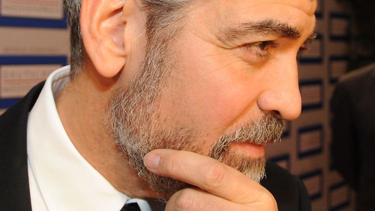 Ausnahmen bestätigen die Regel: Ob George Clooney Bart trägt ...