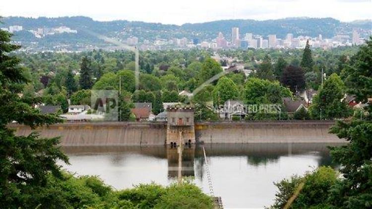 In dieses Trinkwasserbecken in Portland erleichterte sich der 19-Jährige. 