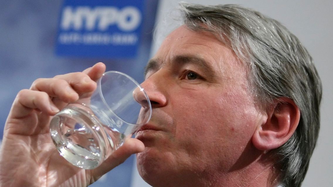 Nun Wasser statt Wein: Wolfgang Kulterer.