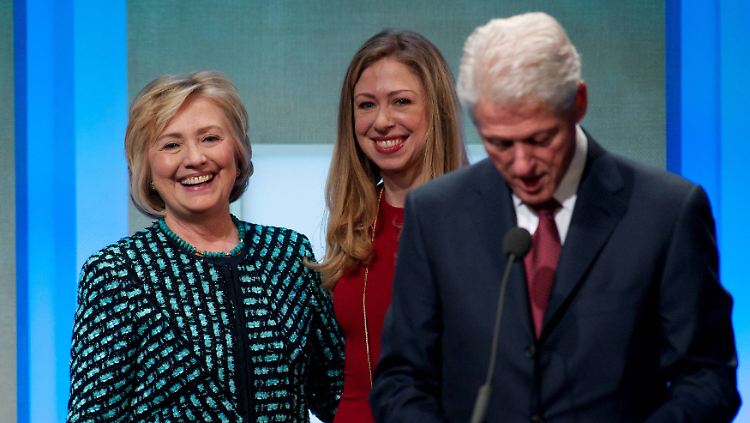 Es gibt Grund zur Freude: Die Clintons bekommen Zuwachs.