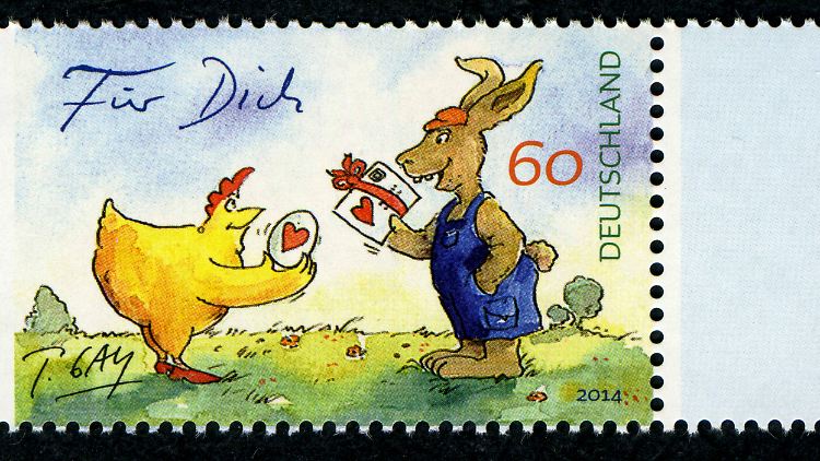 Österliche Liebesgaben bei der Deutschen Post.