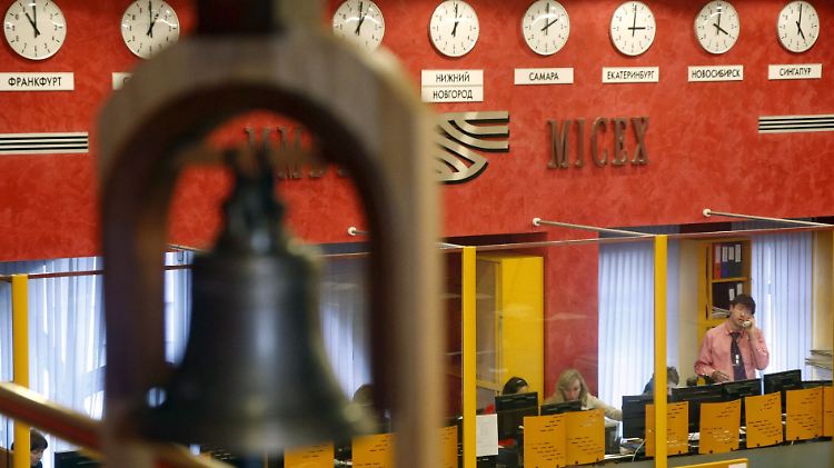 Der Konflikt mit der Ukraine ist an den russischen Börsen das Topthema.