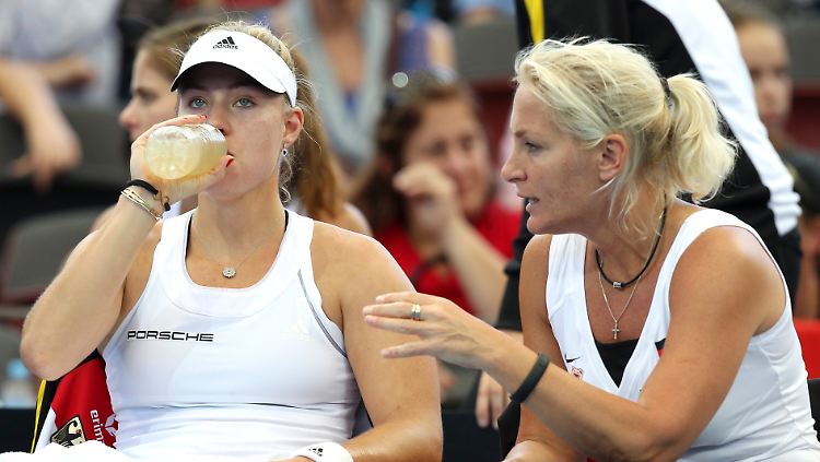 "Angie weiß gar nicht, wie gut sie ist", schwärmte Teamchefin Barbara Rittner nach dem Sieg von Angelique Kerber.