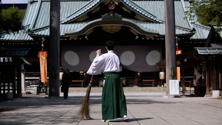 Erinnerungen an Japans Rolle im Zweiten Weltkrieg: Der Yasukuni-Schrein in Tokio.