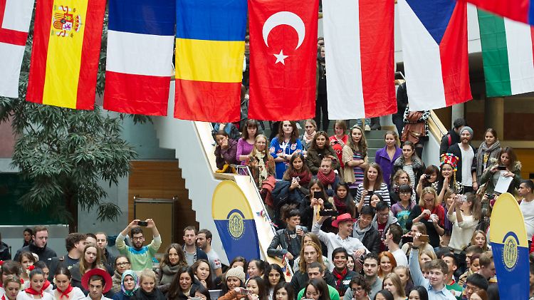 Beim International Day an der Europa-Universität Viadrina in Frankfurt (Oder).
