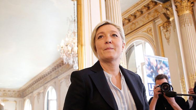Die EU-Abgeordnete Marine Le Pen wird ihre Fraktion in Straßburg wohl stark vergrößern.