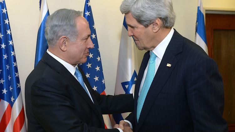 Netanjahu und Kerry vor wenigen Wochen in Jerusalem.