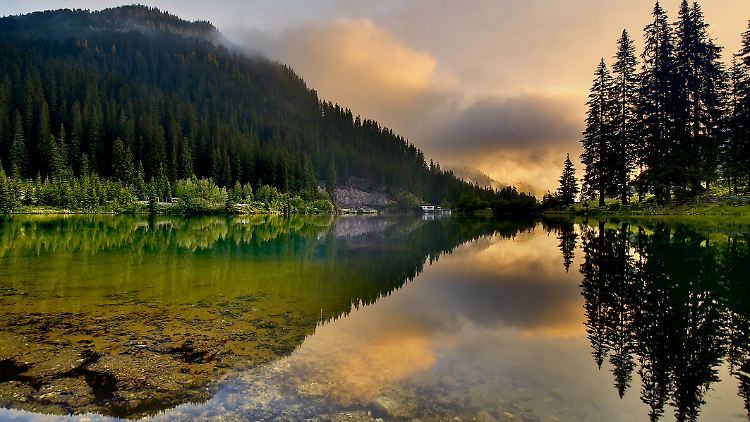 Verwallsee bei St. Anton am Arlberg.