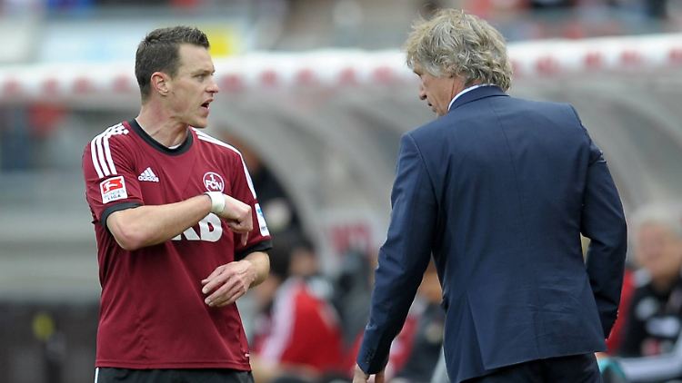 Hallo Ex-Trainer: Hanno Balitsch und Gertjan Verbeek.