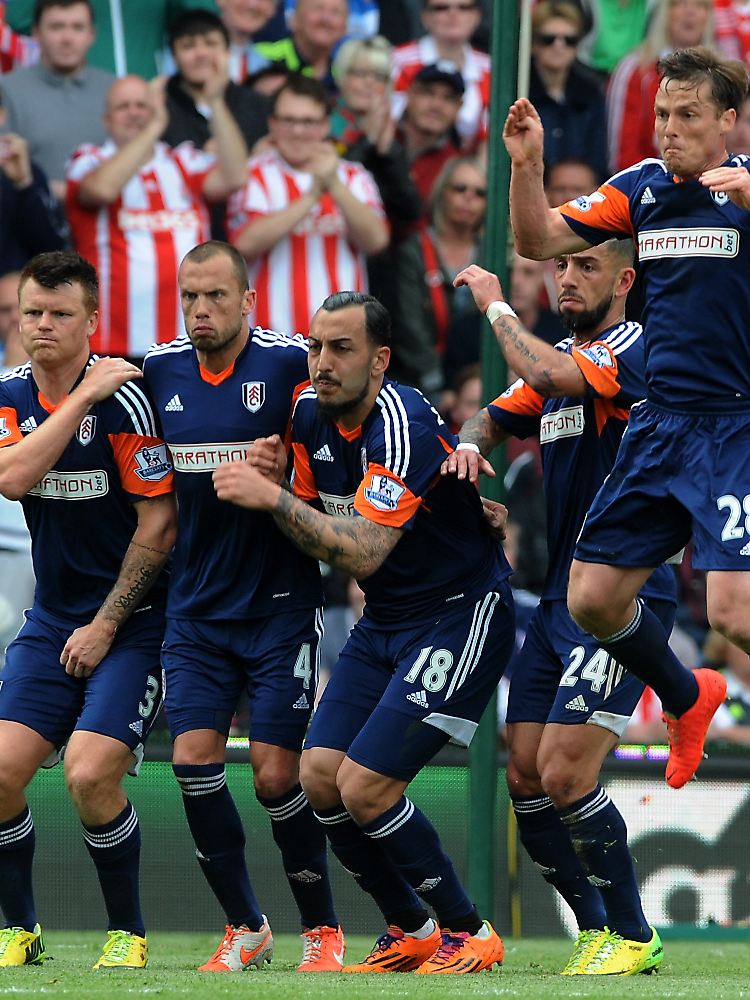 Vier Gegentore kassierte Fulham in Stoke - zuviel für eine Restchance am letzten Spieltag.