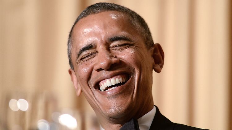 Mit viel Humor geht Obama mit sich selbst ins Gericht.