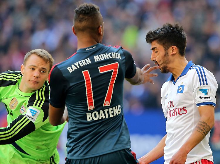Volltreffer: Jerome Boateng hat im Streit mit Kerem Demirbay die schlagkräftigeren Argumente.