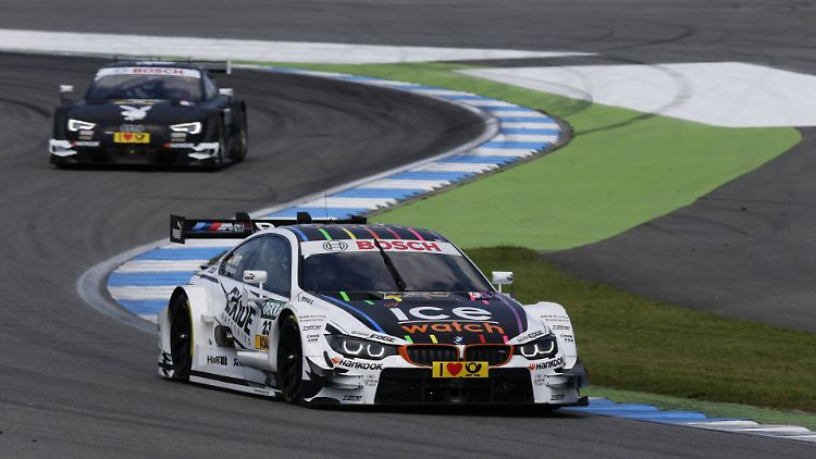 Marco Wittmann fährt unbeirrt dem DTM-Triumph entgegen.