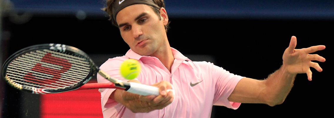 Schnieke Hemd, guter Spin - Roger Federer in Toronto.