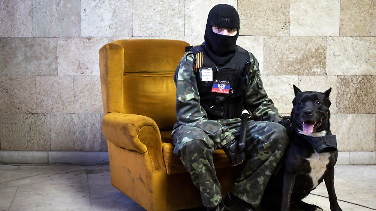 Die prorussischen Separatisten in Donezk fordern die Unabhängigkeit der Region von der Ukraine.