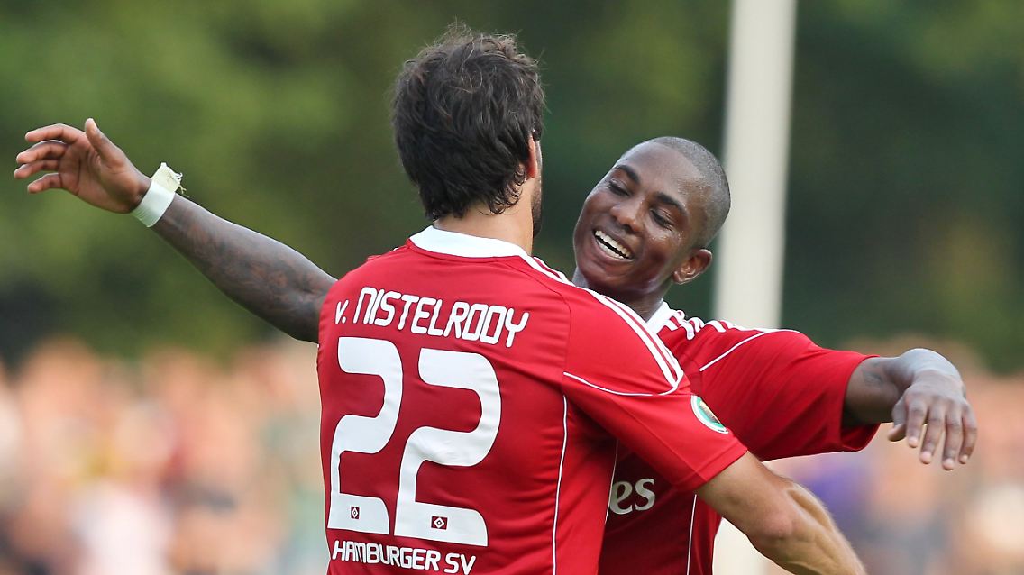 Matchwinner Ruud van Nistelrooy: Drei Tore, eine Vorlage.