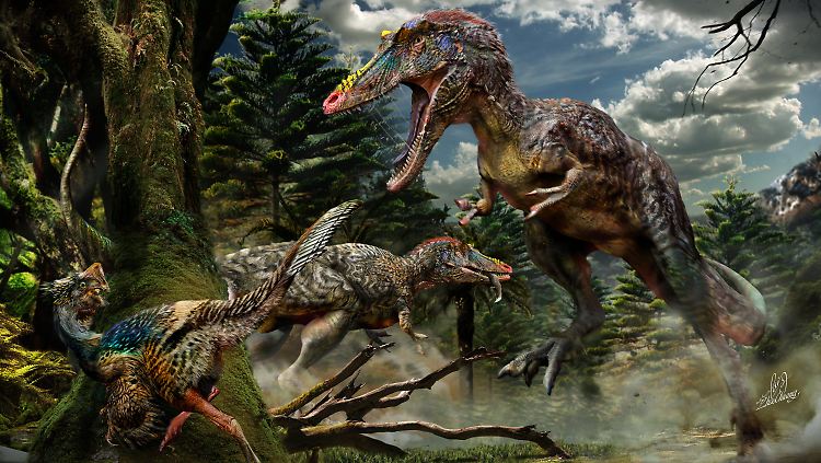 Das neuentdeckte Exemplar eines dem "T-Rex" ähnlichen Raubsauriers hatte eine längere Schnauze und Höcker auf der Nase.