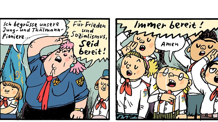 "Kinderland" von Mawil (erschienen bei Reprodukt) wurde als bester deutschsprachiger Comic ausgezeichnet.
